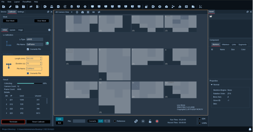 2. TL Calibration | NOKOV DOCS
